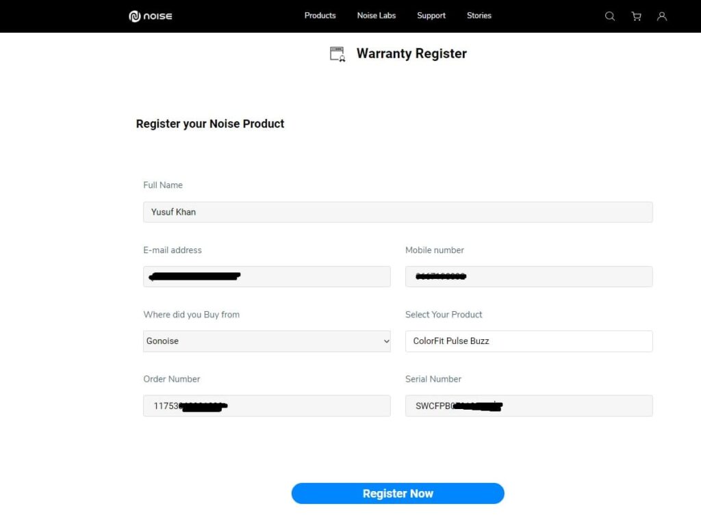 How to Register Warranty for Noise Smart Watch? Product Warranty Claim