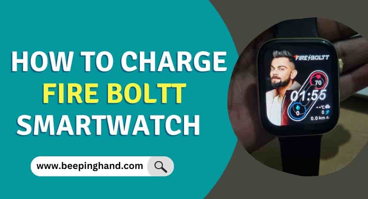 Charge Fire Boltt Smartwatch