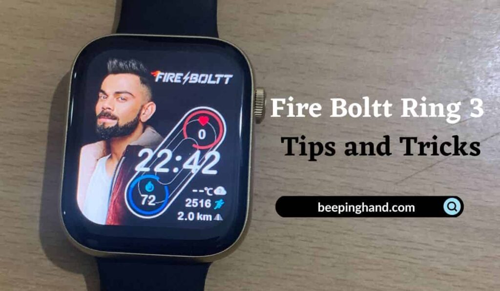 Fire Boltt Ring 3 Tips and Tricks