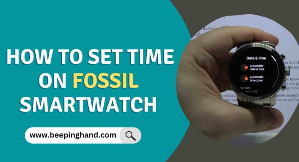 how-to-set-time-on-fossil-smartwatch-easy-way-to-change-date-time