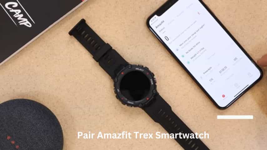 Pair Amazfit Trex Smartwatch
