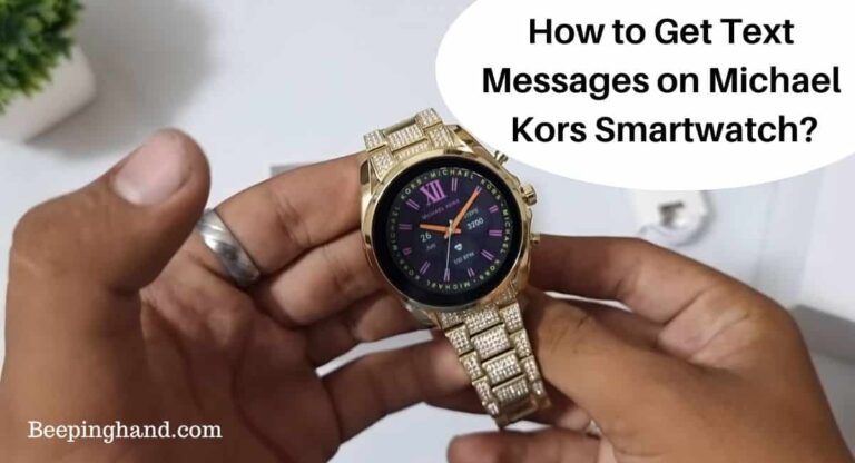 How To Get Text Messages On Michael Kors Smartwatch Easy Steps